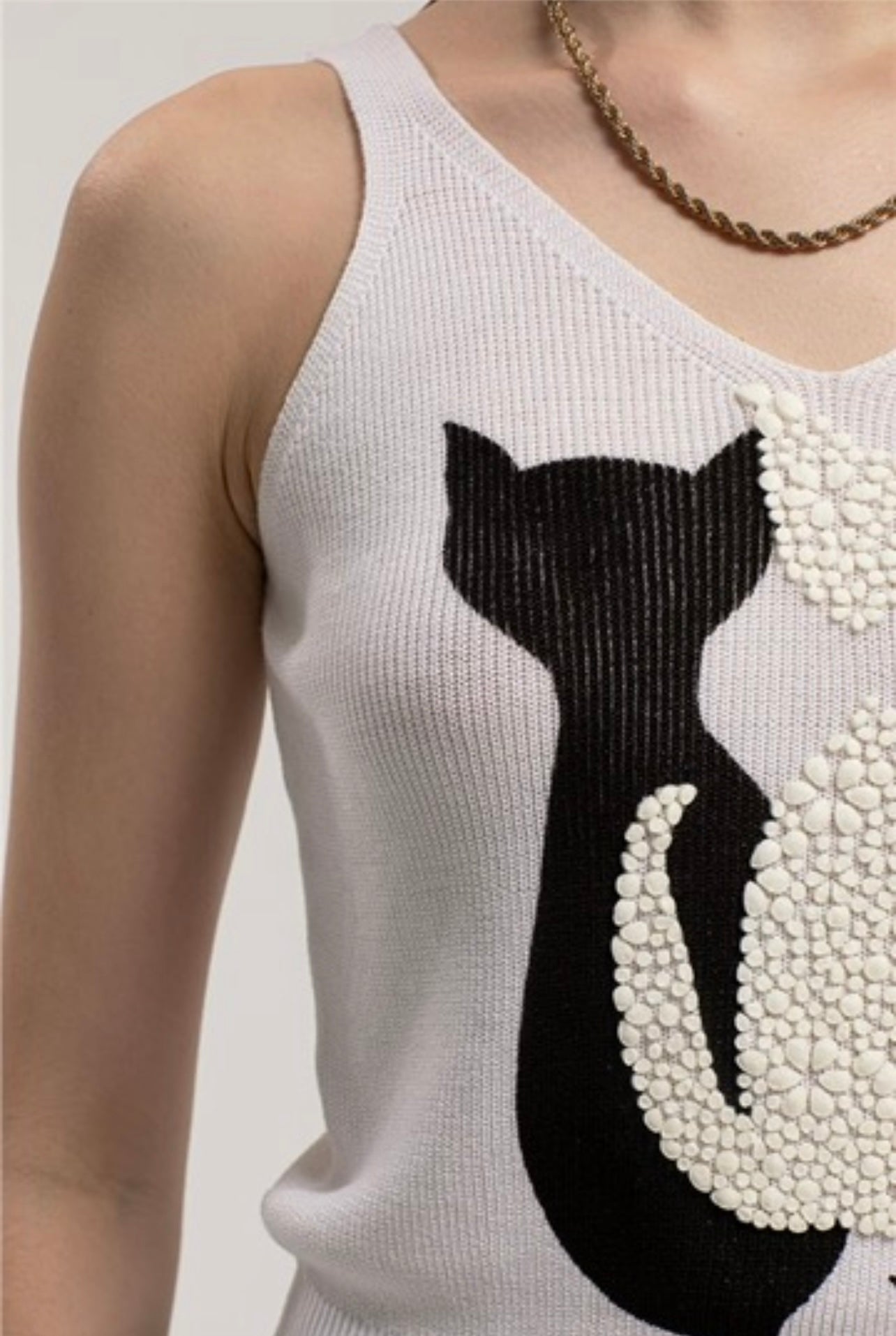 Double Cat | Premium Turkish Soft-Knit Cami Top