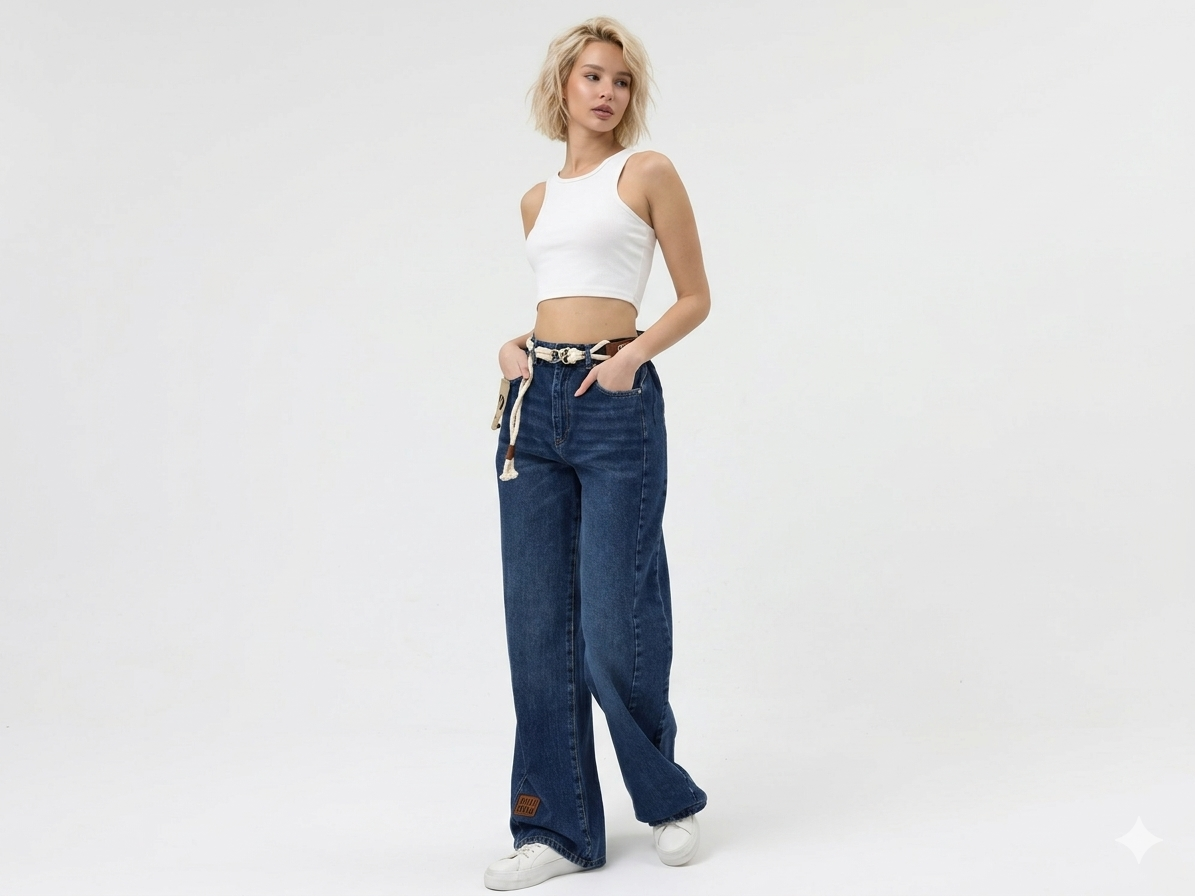 Miu Miu Wide-Leg Denim
