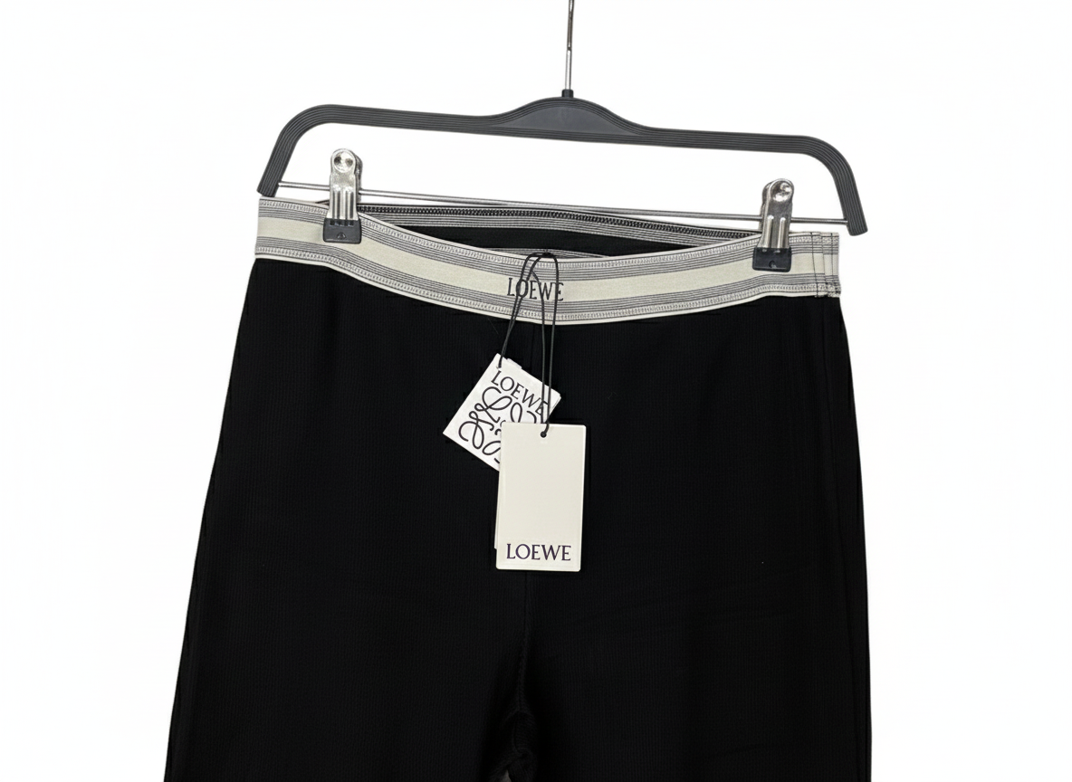 Loewe Ribbed Velvet Flared Pants