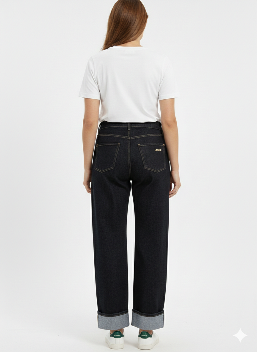 Celine Triomphe Wide-Leg Jeans