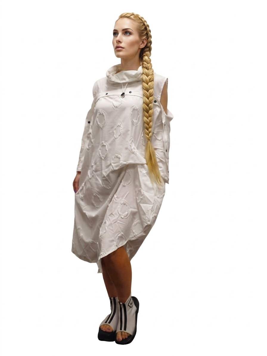 The Avant-Garde 3D Texture Dress