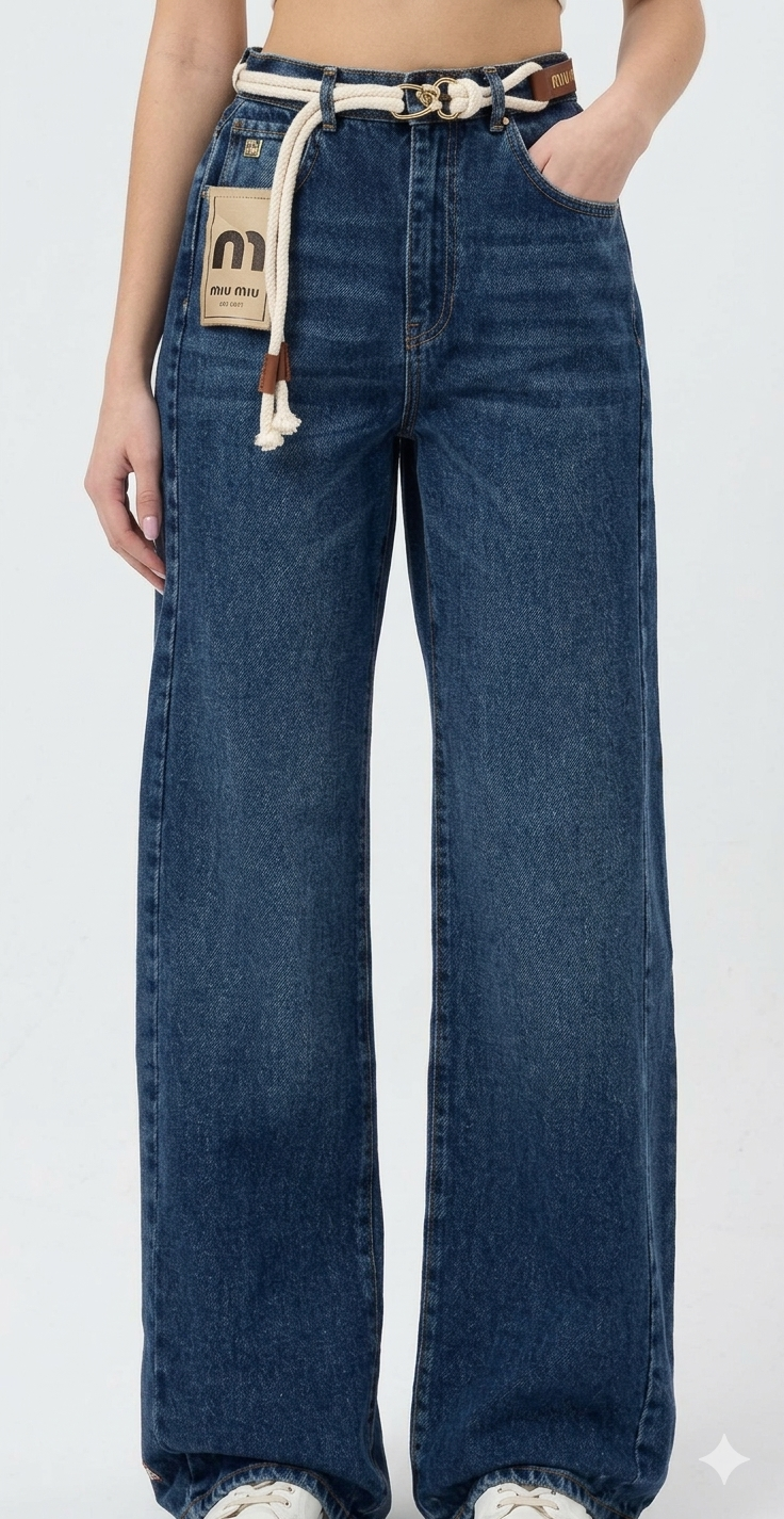 Miu Miu Wide-Leg Denim