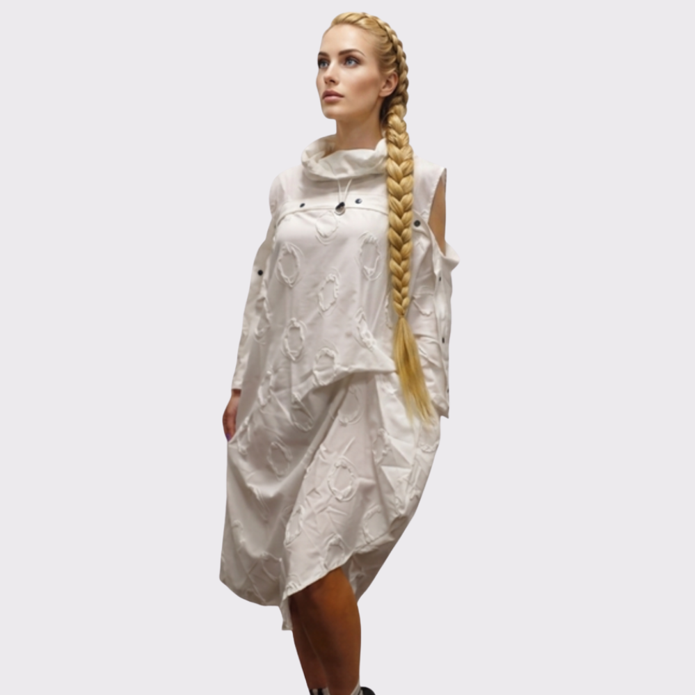 The Avant-Garde 3D Texture Dress
