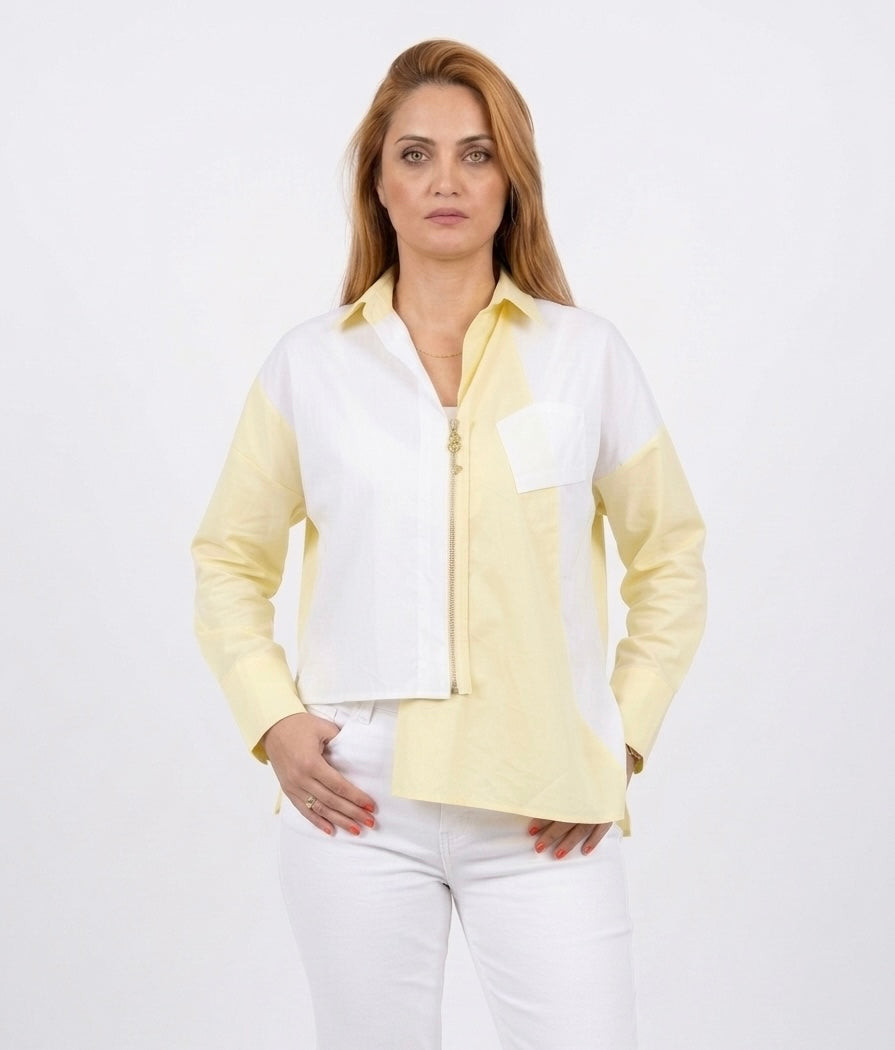 Schiaparelli Color-Block Shirt