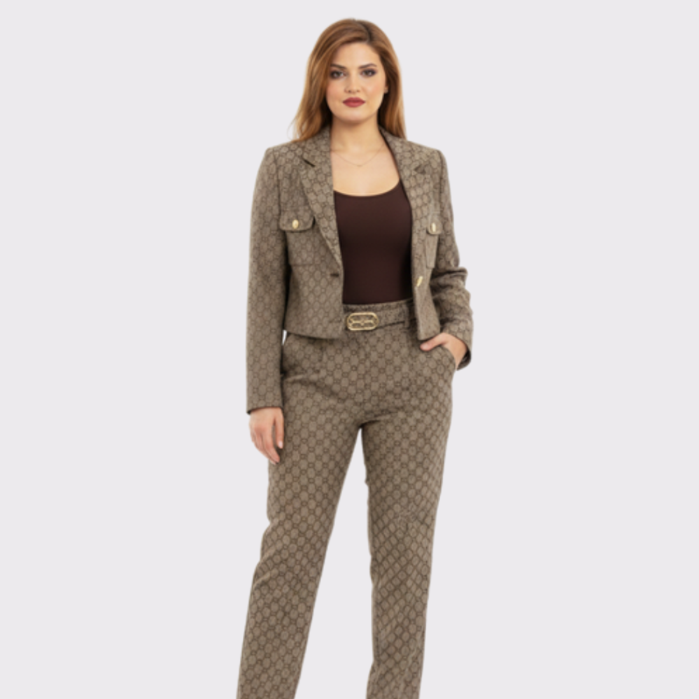 Chic Monogram Semi-Classic Suit