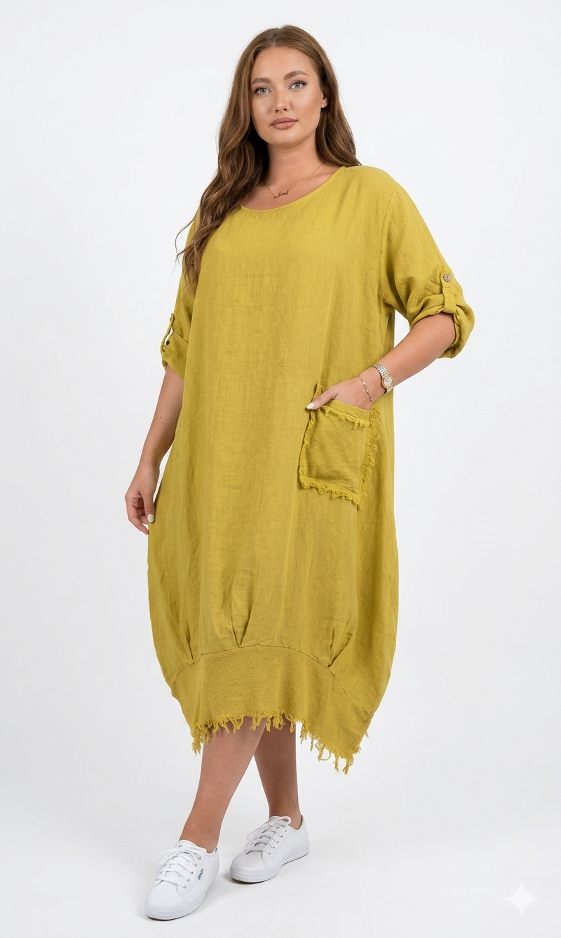 Italian Bamboo Linen Dress