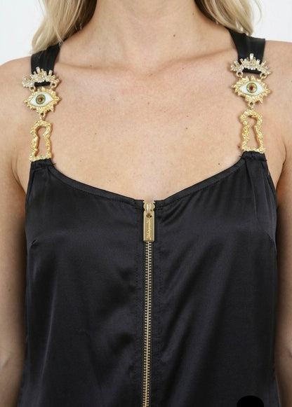 Schiaparelli Inspired Black Maxi Dress