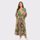 Chic Indo-Western Silk Maxi Dress