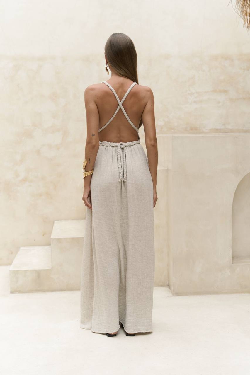 Turkish Linen "Goddess" Beach Maxi