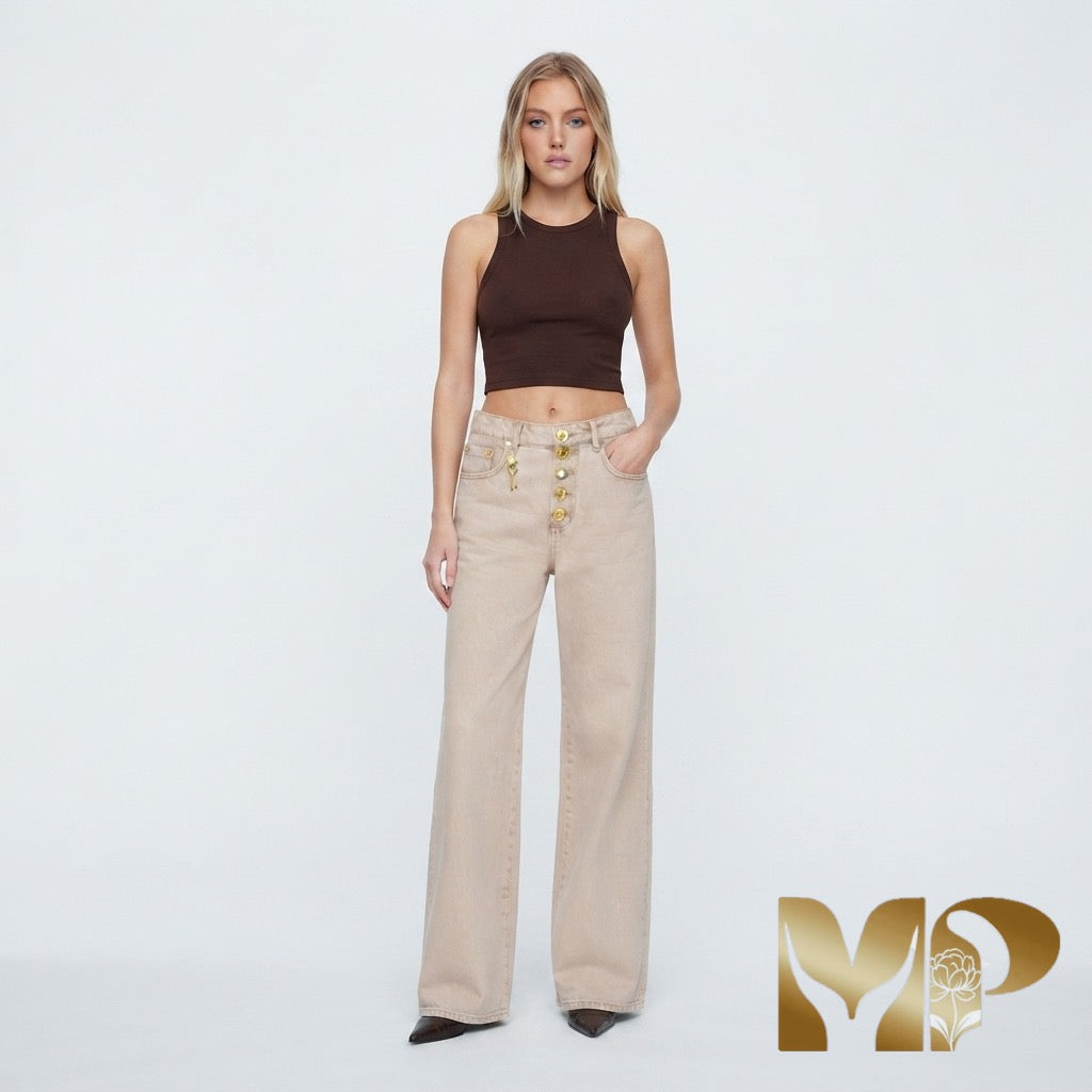 Schiaparelli: The Café-Au-Lait Gold-Thread Denim Collection