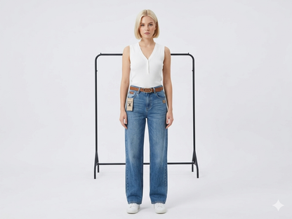 Celine Triomphe Wide-Leg Jeans