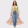 Boho-Chic Indian Embroidered Chiffon Kimono