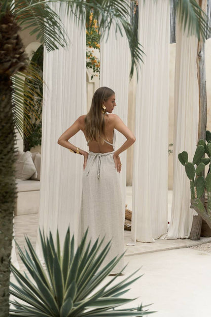 Turkish Linen "Goddess" Beach Maxi