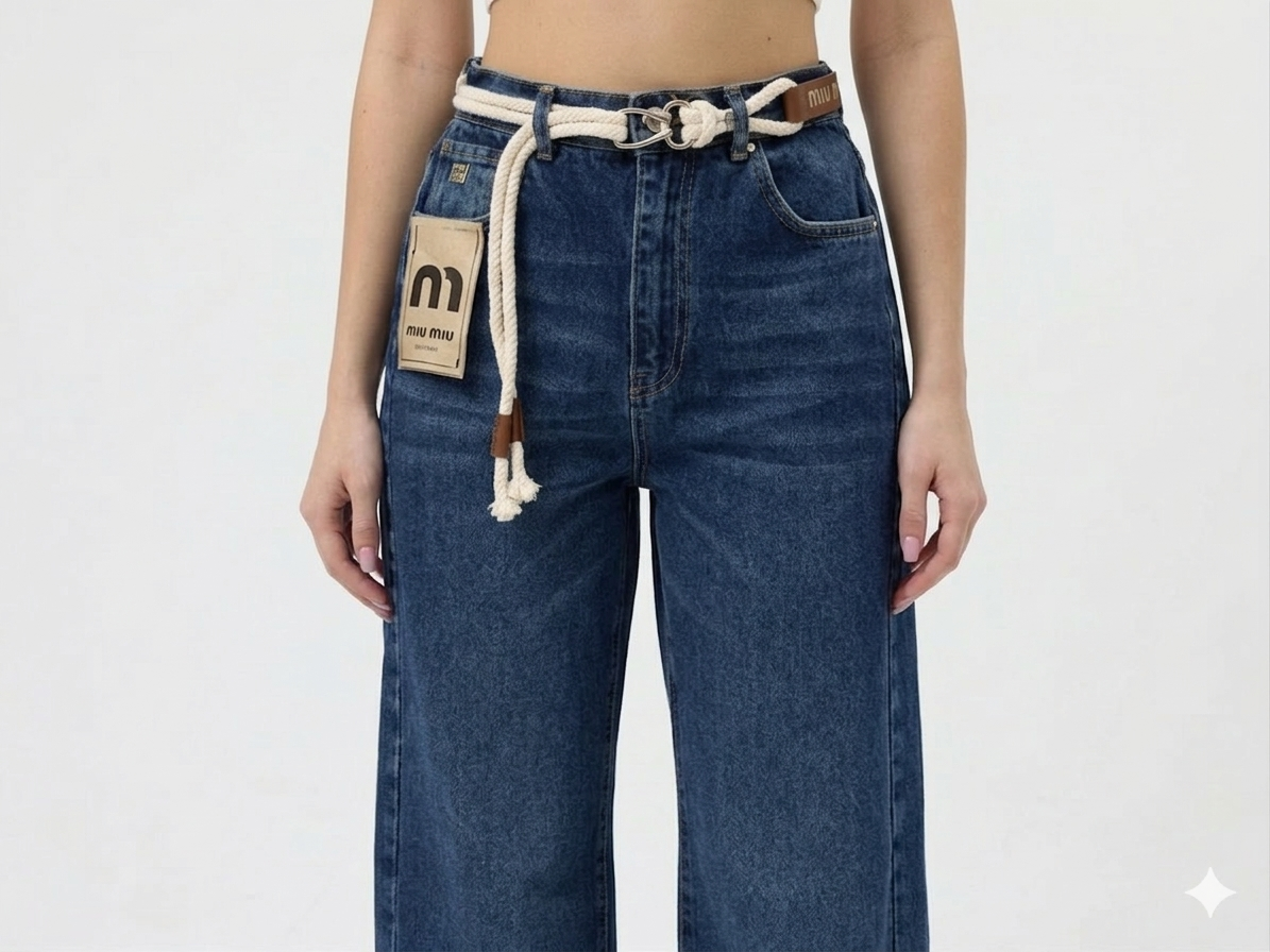 Miu Miu Wide-Leg Denim