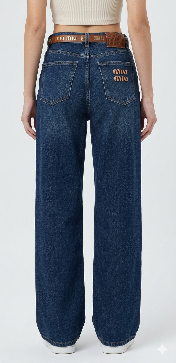 Miu Miu Wide-Leg Denim