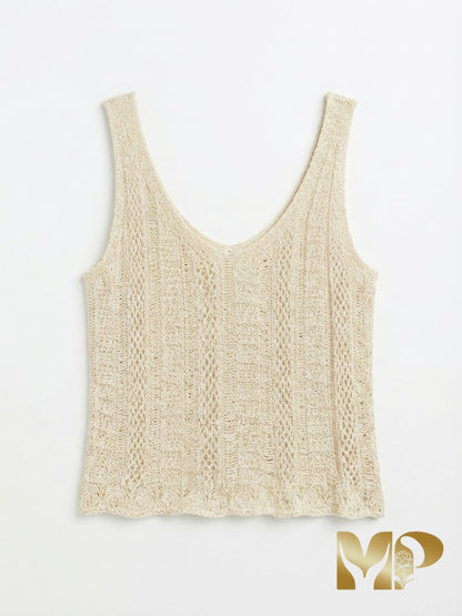 Luxury Metallic Knit Top & Shorts Set