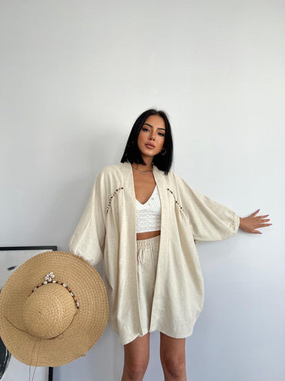 Turkish Cotton-Linen Beach Set