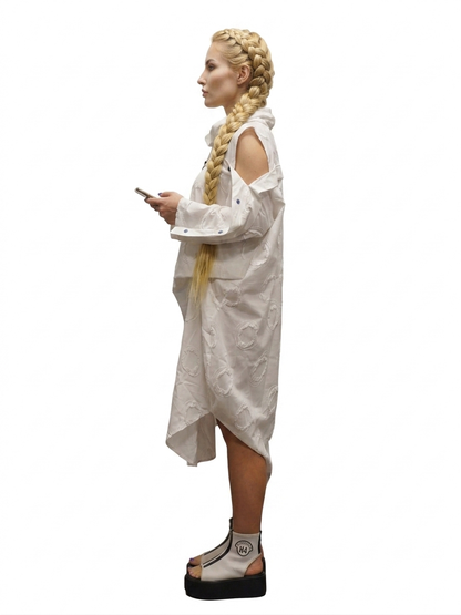 The Avant-Garde 3D Texture Dress