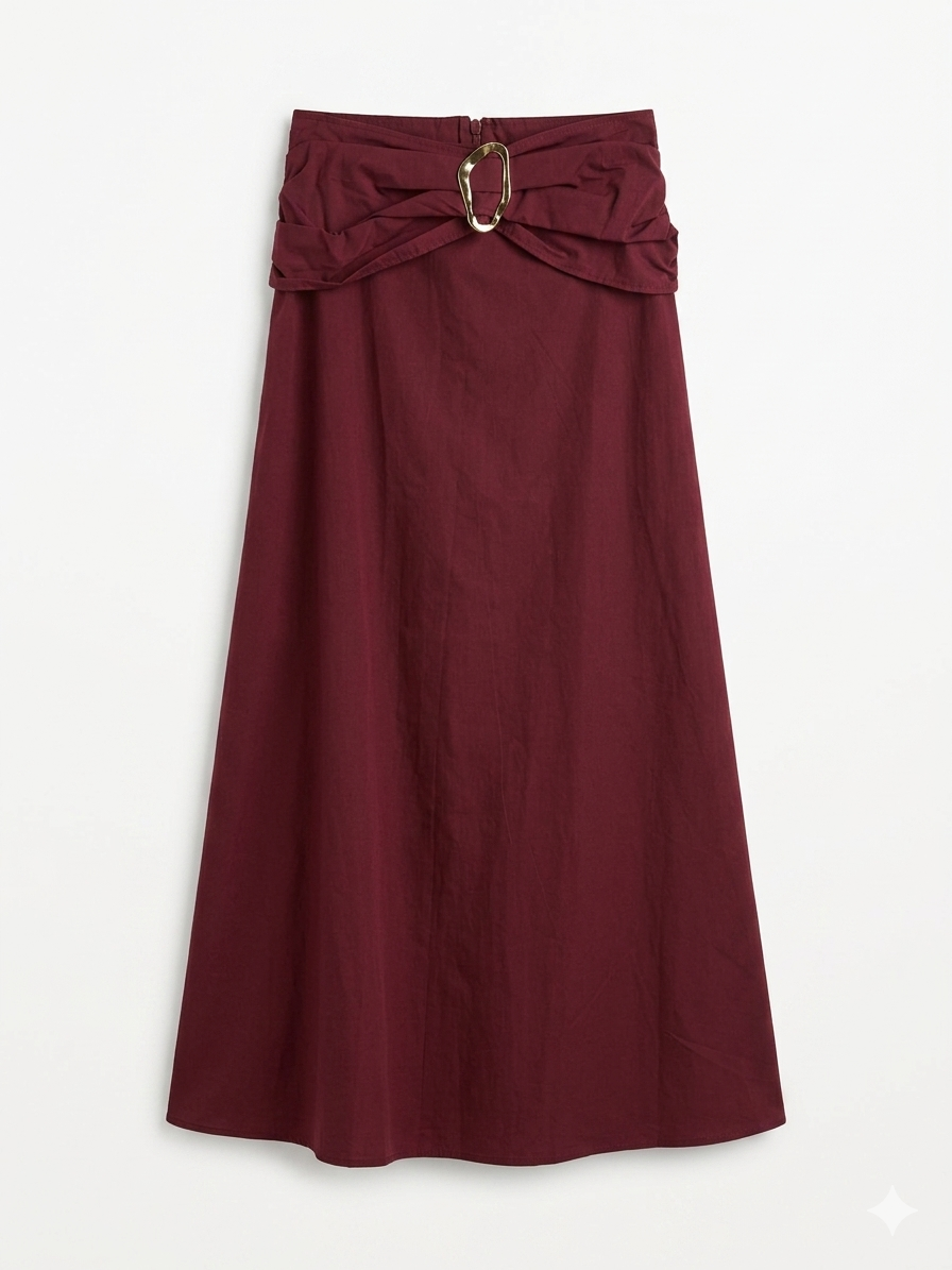 Maroon Two-Piece Set
