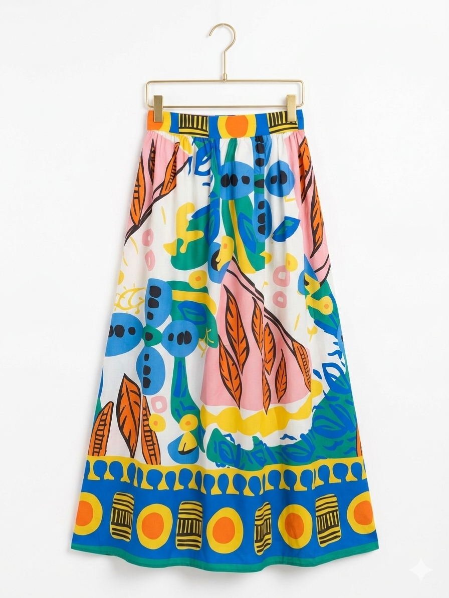 Vibrant Turkish 2-Piece Summer Set