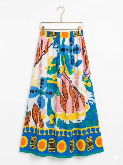 Vibrant Turkish 2-Piece Summer Set