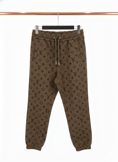 Premium LV Monogram Wool Tracksuit