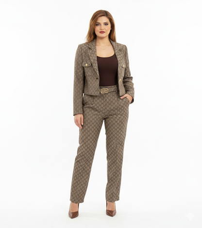 Chic Monogram Semi-Classic Suit