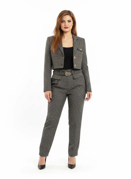 Chic Monogram Semi-Classic Suit