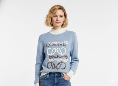 Luxurious soft wool Loewe sweater