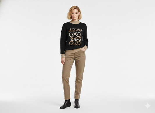 Luxurious soft wool Loewe sweater